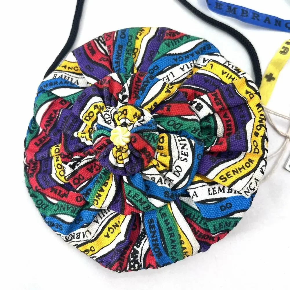 Handmade Brazil Colorful Crossbody Bag Lembrança do Senhor do Bonfim da Bahia - Picture 2 of 6